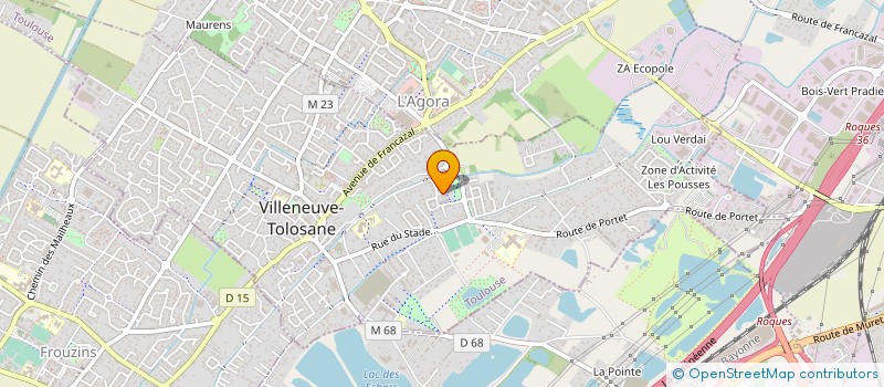 localisation de l'entreprise MONSIEUR CARL LONDON à VILLENEUVE-TOLOSANE