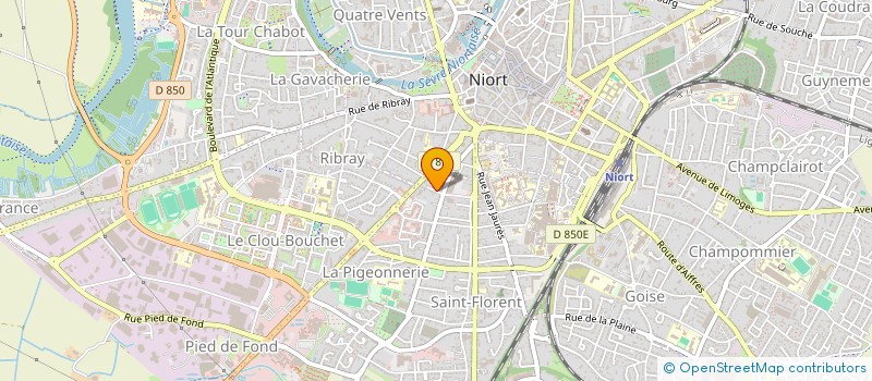 localisation de l'entreprise MONSIEUR CARL METEAU à NIORT