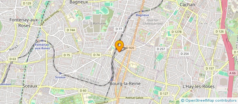 localisation de l'entreprise MONSIEUR CARL MOLIMARD à BOURG-LA-REINE