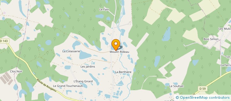 localisation de l'entreprise MONSIEUR CARL MOLLET  GY-EN-SOLOGNE