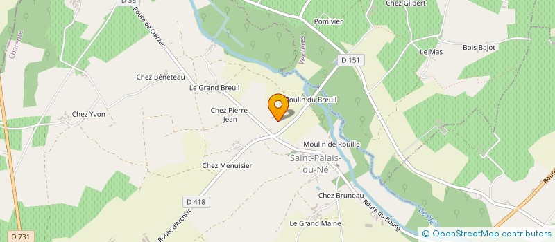 localisation de l'entreprise MONSIEUR CARL PELTIN à SAINT-PALAIS-DU-NE