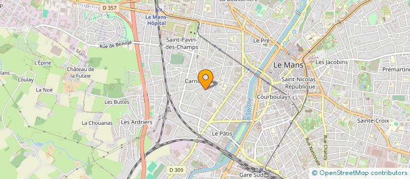 localisation de l'entreprise MONSIEUR CARL RENAUDIN à LE MANS