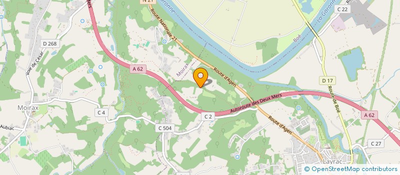 localisation de l'entreprise MONSIEUR CARL VETILLARD  LAYRAC