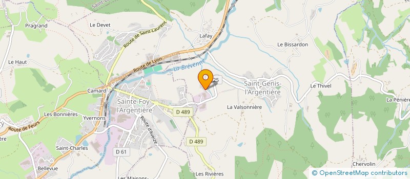 localisation de l'entreprise MONSIEUR CARLES DIJOUX  SAINT-GENIS-L'ARGENTIERE