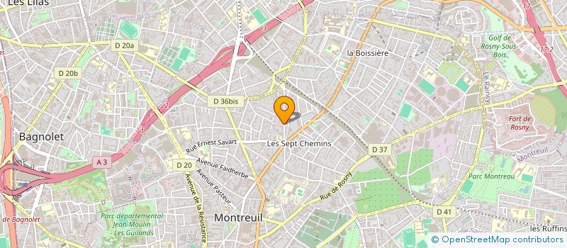 localisation de l'entreprise MONSIEUR CARLES MAUPAS à MONTREUIL