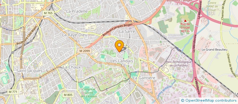 localisation de l'entreprise MONSIEUR CARLINE CHENARD à CLERMONT-FERRAND