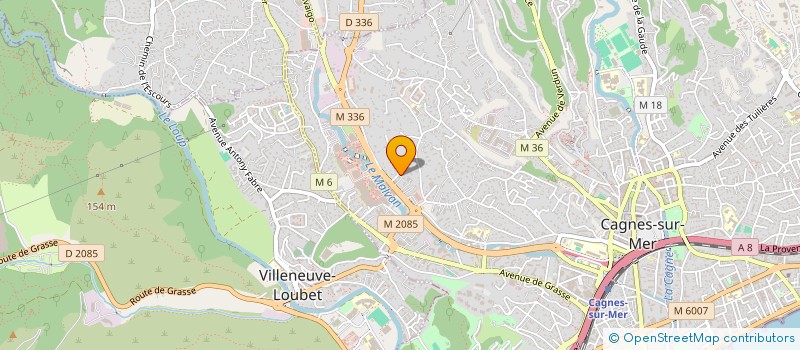 localisation de l'entreprise MONSIEUR CARLO ARMANDO à CAGNES-SUR-MER