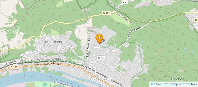 localisation de l'entreprise MONSIEUR CARLO BATTIGAGLIA  VAUX-SUR-SEINE