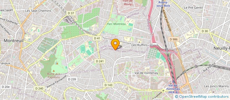 localisation de l'entreprise MONSIEUR CARLO CALABRESSE à MONTREUIL