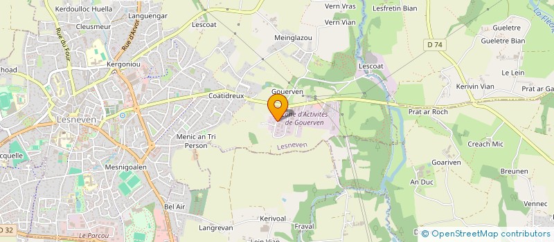 localisation de l'entreprise MONSIEUR CARLO CAPLOT  LESNEVEN