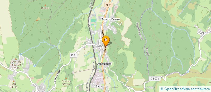 localisation de l'entreprise MONSIEUR CARLO EMANUELE DANZA  ADE