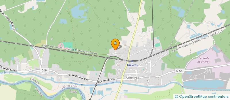 localisation de l'entreprise MONSIEUR CARLO FERON  GIEVRES