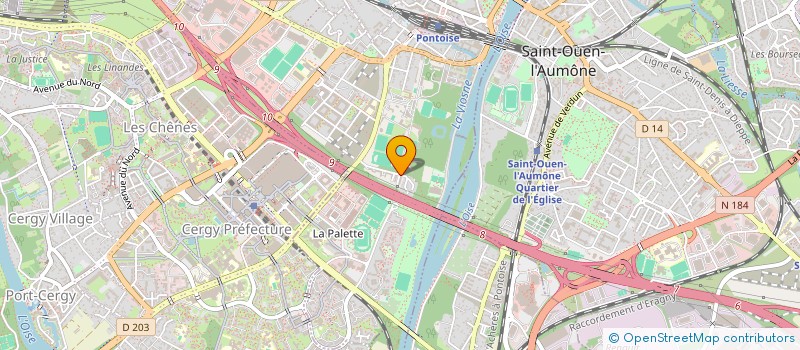 localisation de l'entreprise MONSIEUR CARLO HOFFMANN  PONTOISE