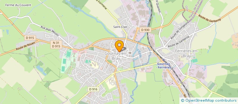 localisation de l'entreprise MONSIEUR CARLO IANNOTTA à GOURNAY-EN-BRAY