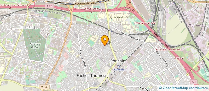 localisation de l'entreprise MONSIEUR CARLO KRIESE à LILLE