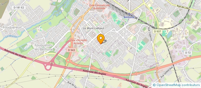 localisation de l'entreprise MONSIEUR CARLO MIGLIACCIO  BETHUNE