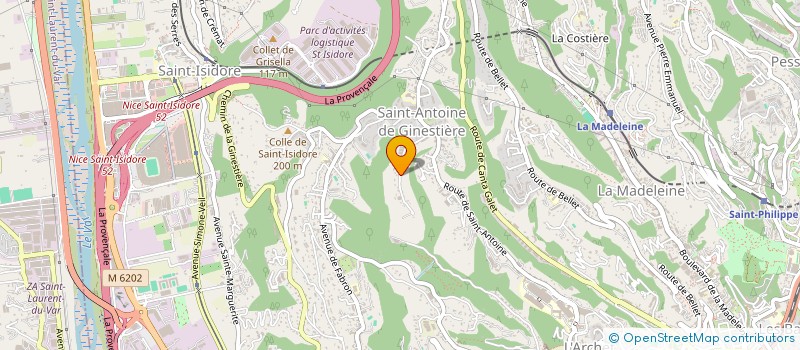 localisation de l'entreprise MONSIEUR CARLO PETRUZZI à NICE
