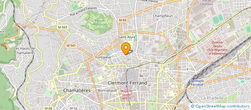 localisation de l'entreprise MONSIEUR CARLO TORIANI  CLERMONT-FERRAND