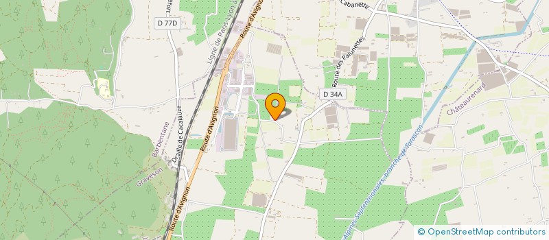 localisation de l'entreprise MONSIEUR CARLO TROUCHE  GRAVESON