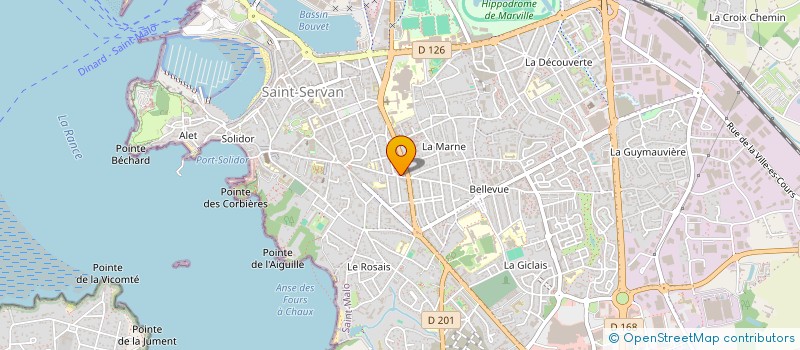 localisation de l'entreprise MONSIEUR CARLOS AGOSTINHO DE BARROS  SAINT-MALO