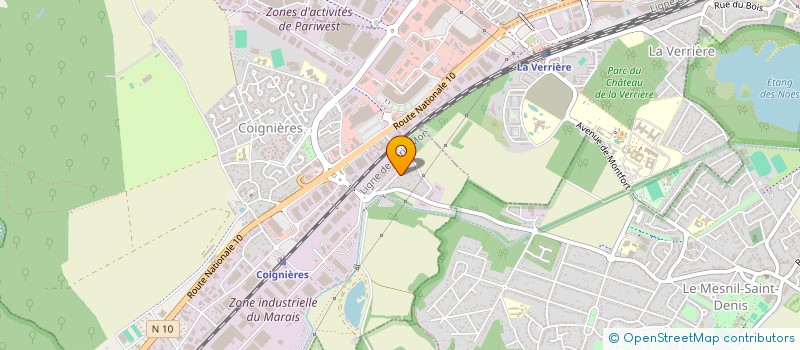 localisation de l'entreprise MONSIEUR CARLOS AGUIAR MORAIS  COIGNIERES