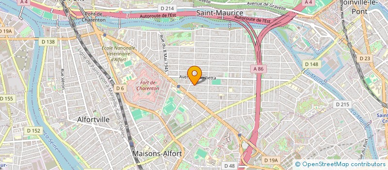 localisation de l'entreprise MONSIEUR CARLOS ALBERTO DA GRACA EUGENIO à MAISONS-ALFORT