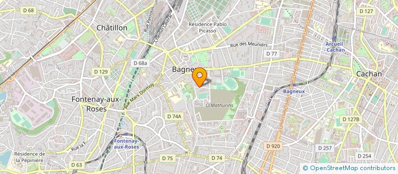 localisation de l'entreprise MONSIEUR CARLOS ALBERTO DEL PINO à BAGNEUX