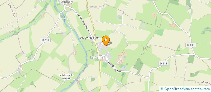 localisation de l'entreprise MONSIEUR CARLOS ALBERTO RODRIGUES  LA CAINE