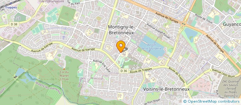 localisation de l'entreprise MONSIEUR CARLOS ALBERTO TEIXEIRA à MONTIGNY-LE-BRETONNEUX