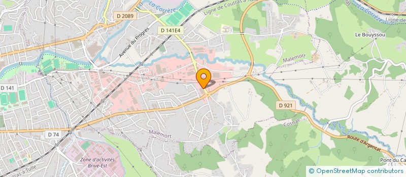 localisation de l'entreprise MONSIEUR CARLOS ALVES à BRIVE-LA-GAILLARDE