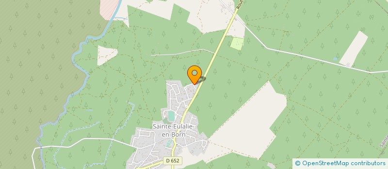 localisation de l'entreprise MONSIEUR CARLOS ALVES DE ALMEIDA  SAINTE-EULALIE-EN-BORN