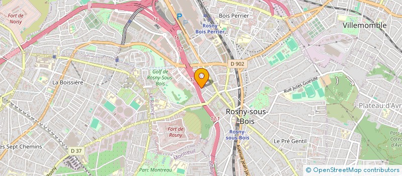 localisation de l'entreprise MONSIEUR CARLOS ALVES GONCALVES à ROSNY-SOUS-BOIS