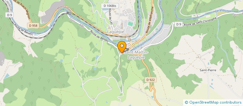 localisation de l'entreprise MONSIEUR CARLOS AMAYA-TORRES  SAINT-MARTIN-LAGUEPIE