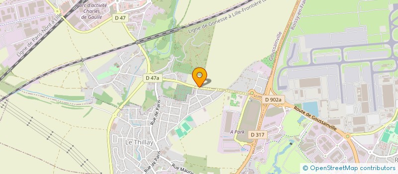 localisation de l'entreprise MONSIEUR CARLOS ANDRADE SOUSA  GOUSSAINVILLE