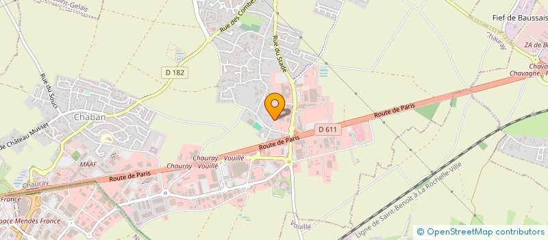 localisation de l'entreprise MONSIEUR CARLOS ANTONIO DA SILVA MOTA  CHAURAY