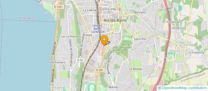 localisation de l'entreprise MONSIEUR CARLOS ANTUNES FERREIRA  AIX-LES-BAINS