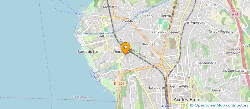 localisation de l'entreprise MONSIEUR CARLOS ARCE  AIX-LES-BAINS