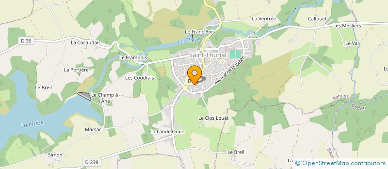 localisation de l'entreprise MONSIEUR CARLOS AREIAS  SAINT-THURIAL