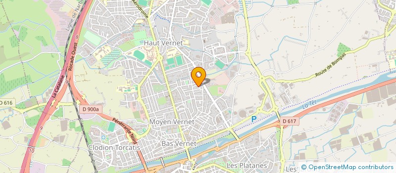 localisation de l'entreprise MONSIEUR CARLOS AUGIER DE SA  PERPIGNAN