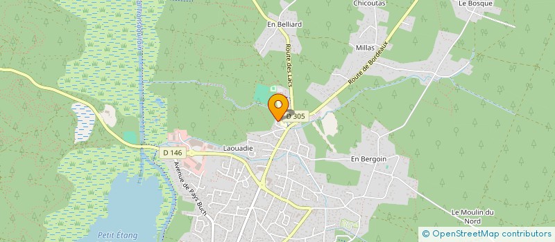 localisation de l'entreprise MONSIEUR CARLOS AZEVEDO  BISCARROSSE