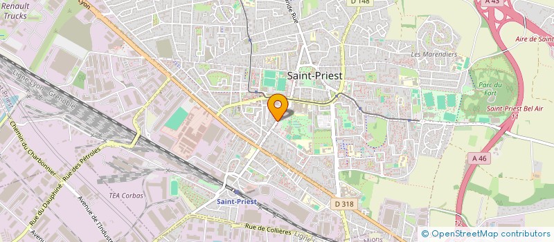 localisation de l'entreprise MONSIEUR CARLOS BARROS  TIGNIEU-JAMEYZIEU