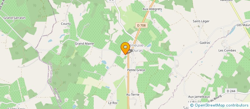 localisation de l'entreprise MONSIEUR CARLOS BATOCA  VILLENEUVE-DE-DURAS