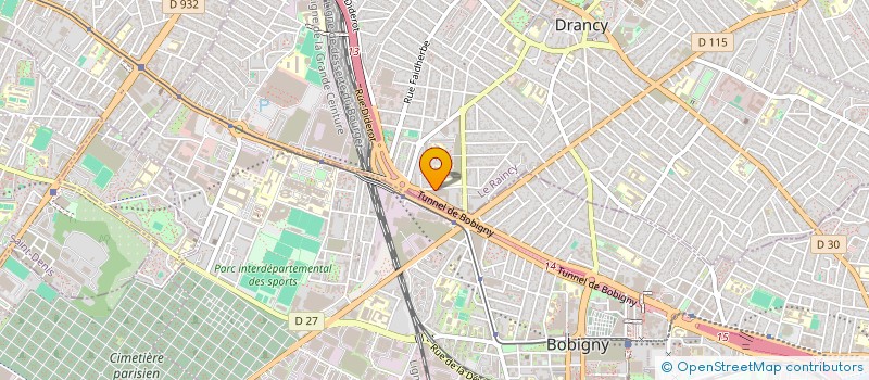 localisation de l'entreprise MONSIEUR CARLOS BEAUTOUR  DRANCY