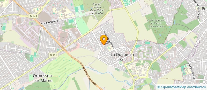 localisation de l'entreprise MONSIEUR CARLOS CAETANO  LA QUEUE-EN-BRIE