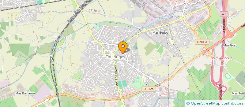 localisation de l'entreprise MONSIEUR CARLOS CAMPO  TOULOUGES