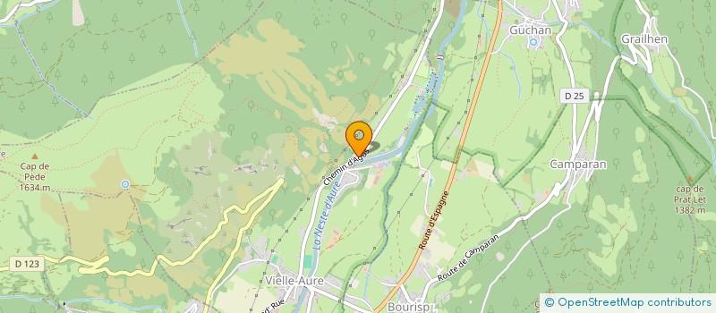 localisation de l'entreprise MONSIEUR CARLOS CARAMES  VIELLE-AURE