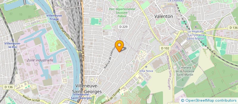 localisation de l'entreprise MONSIEUR CARLOS CARDOSO DE MATOS à VILLENEUVE-SAINT-GEORGES