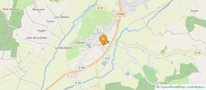 localisation de l'entreprise MONSIEUR CARLOS CARDOSO DOS SANTOS  LAUZERTE