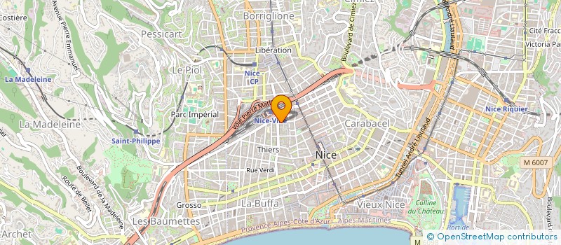 localisation de l'entreprise MONSIEUR CARLOS CARVALHO DE MAGALNNES FREITAS à NICE