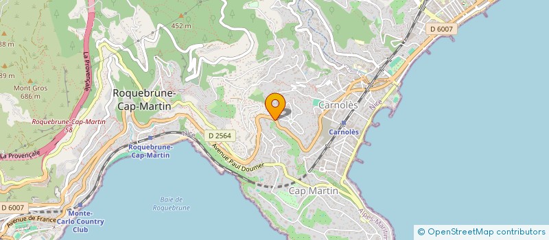 localisation de l'entreprise MONSIEUR CARLOS CLARAMUNT à ROQUEBRUNE-CAP-MARTIN